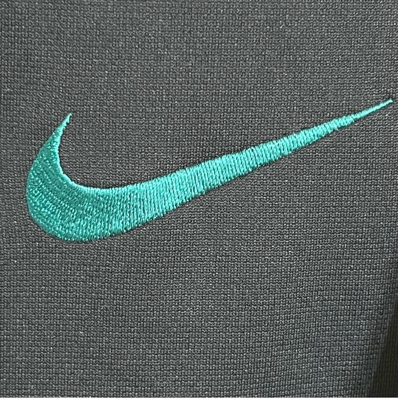 Nike Therma Fit Mens Pullover Shirt Quarter Zip Size Medium Long Sleeve Blue - Picture 4 of 13